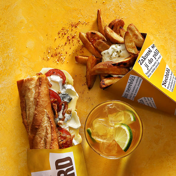 Swiss baguette on the menu