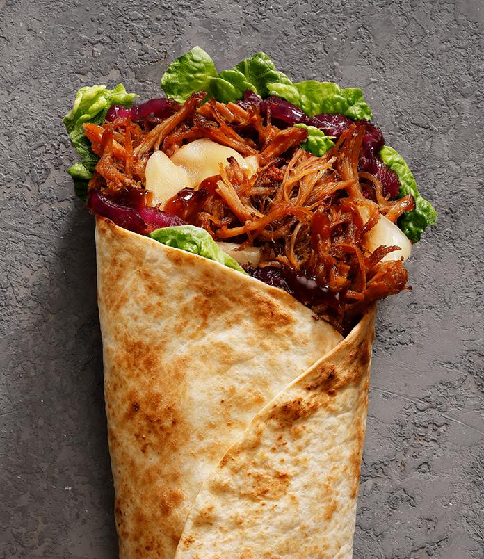 Sweet ribs wrap