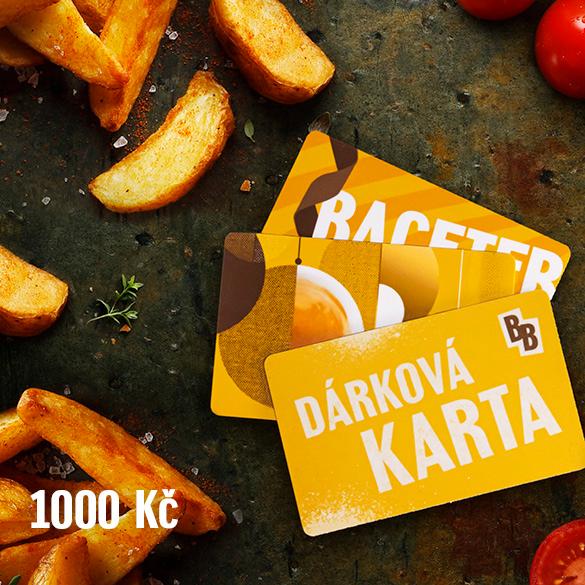 Dárková karta 1000 Kč