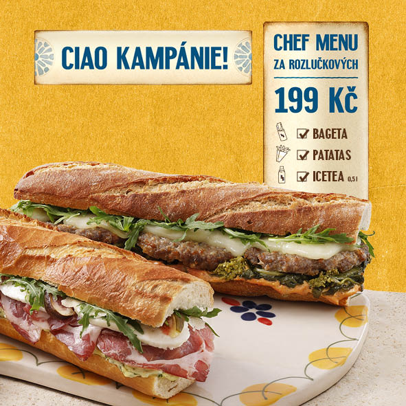 Akční menu Campano