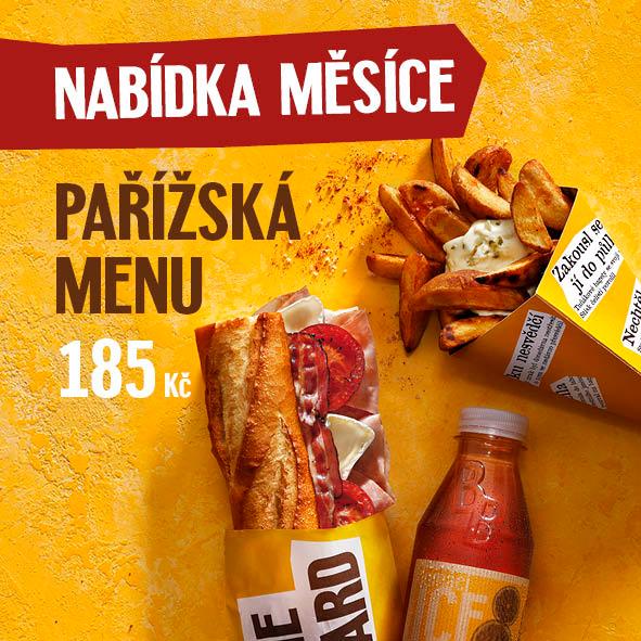 Akční Pařížská menu