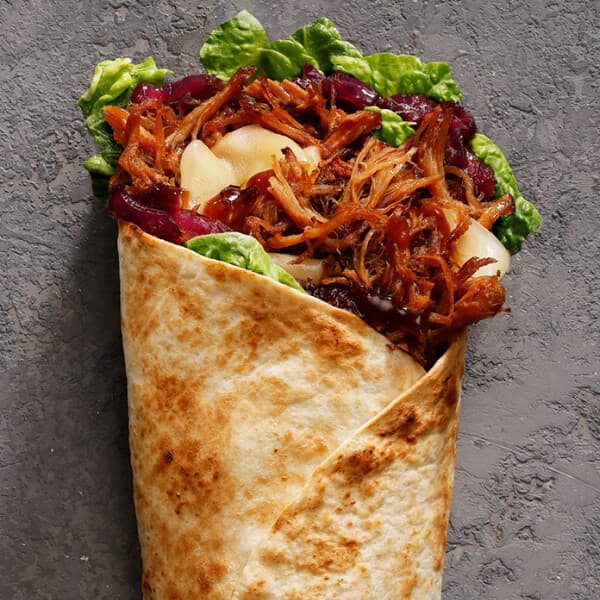 Sweet ribs wrap