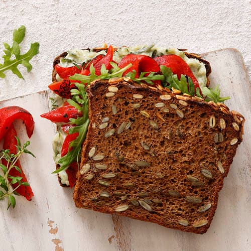 Dýňový chléb s tzatziky