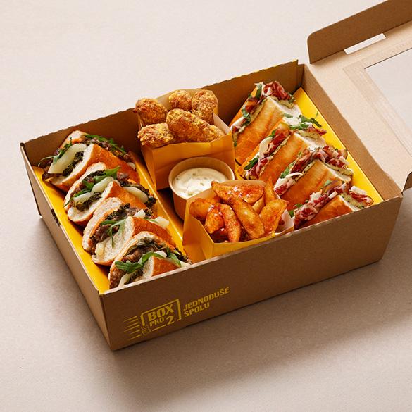 Chef menu box for 2