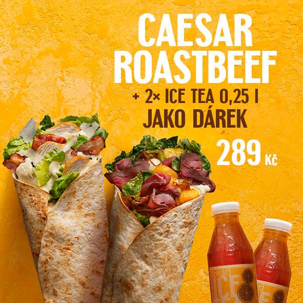 2 x Wrap + Ice tea