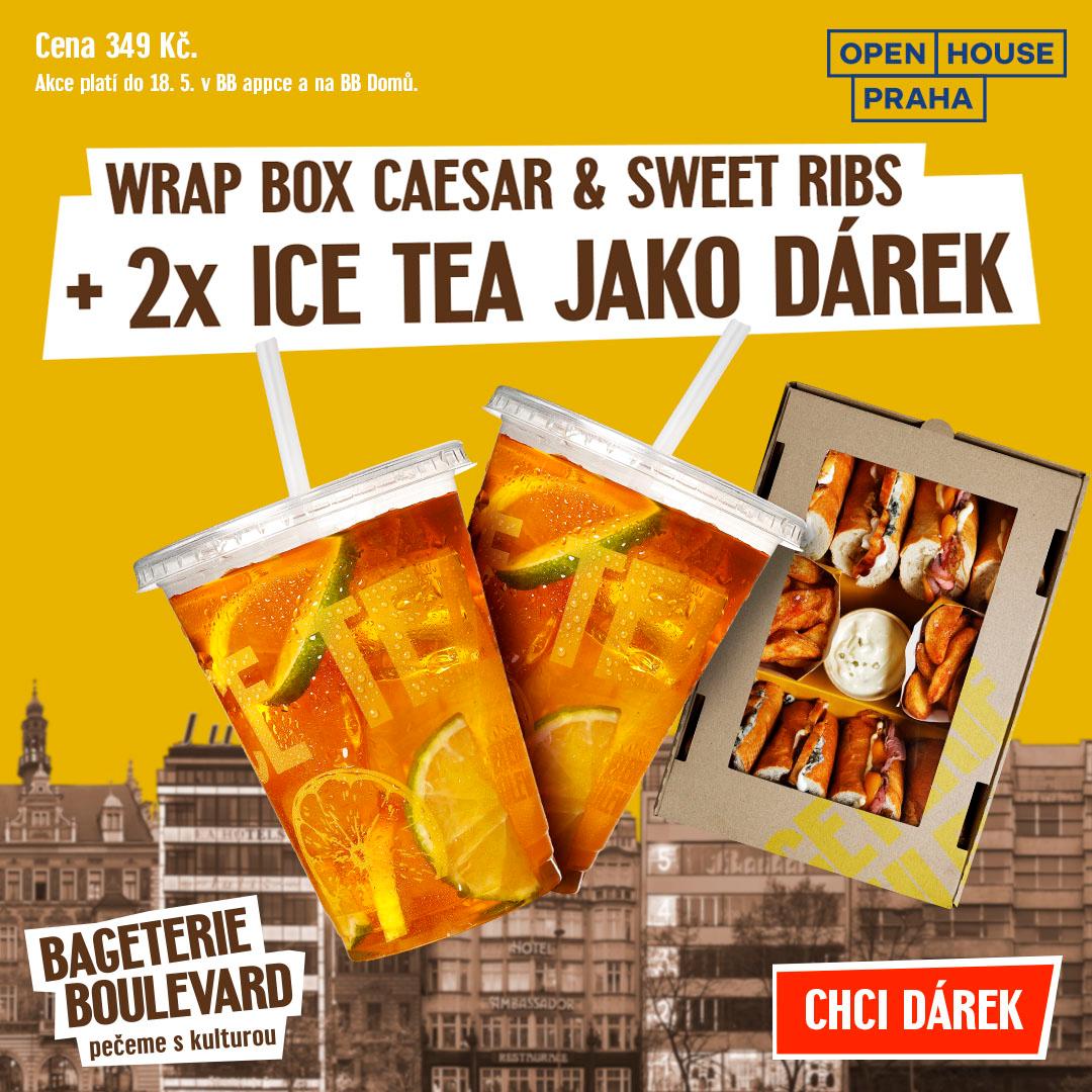WrapBox sestav si + 2x Ice tea